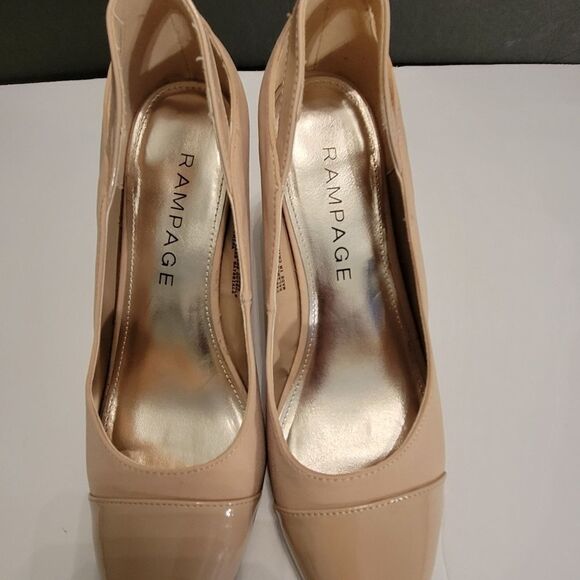 RAMPAGE  WOMEN"S LOW HEEL TAN SHOES - Picture 14 of 16